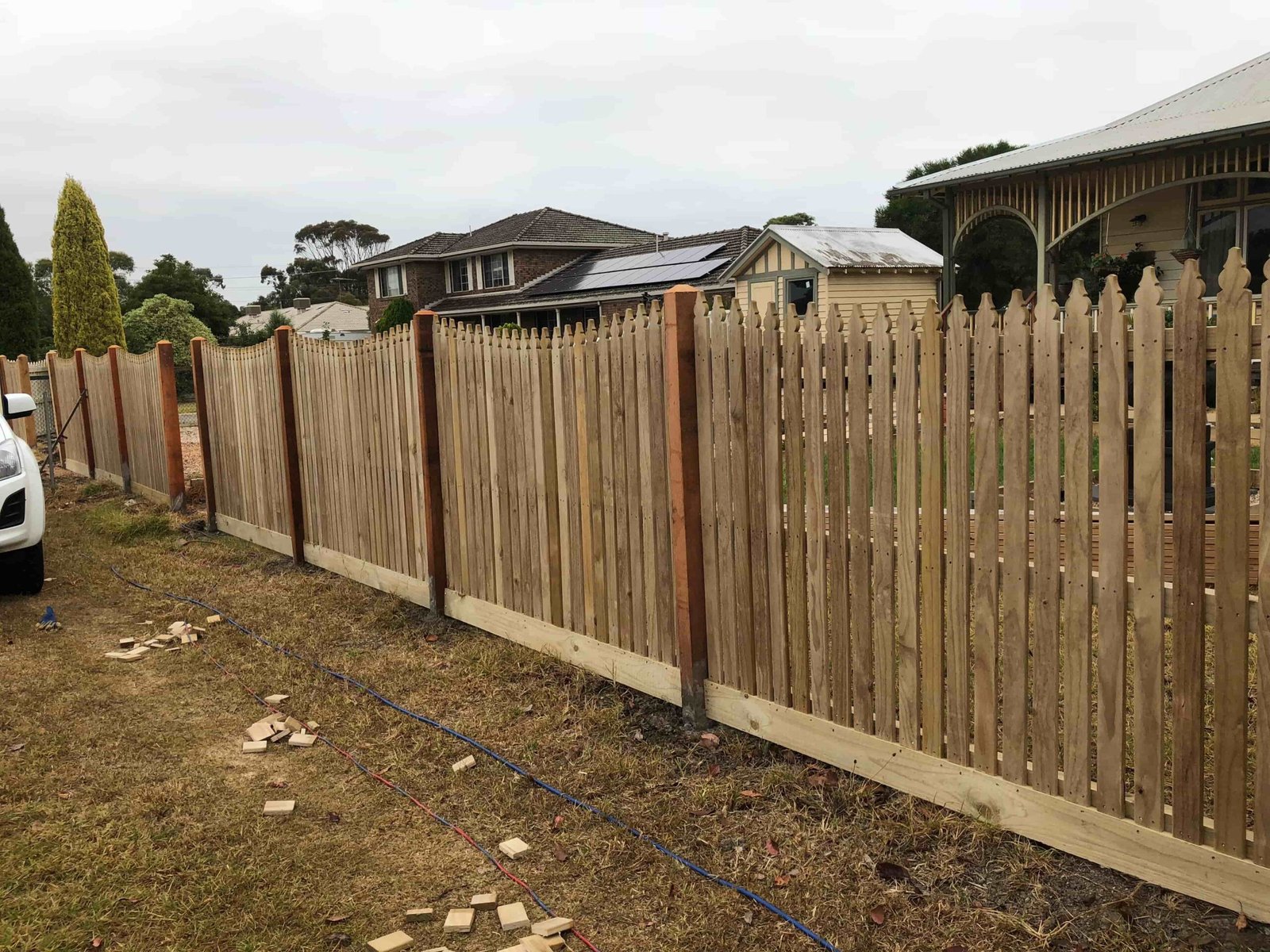 Custom Hardwood Fence Designs
