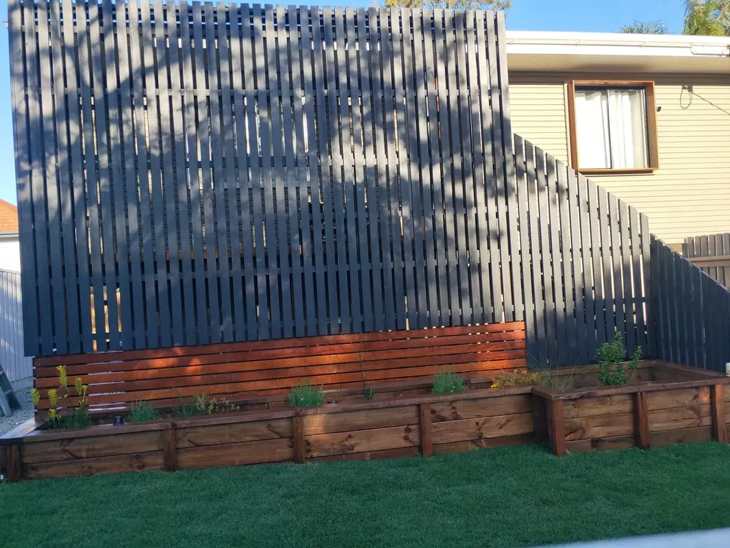 Hardwood fencing